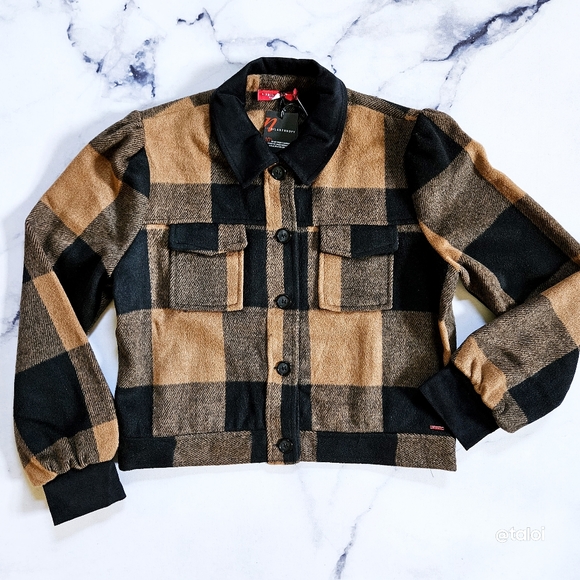 NWT n:Philanthropy Renzo Jacket in Plaid Multi - Picture 2 of 16